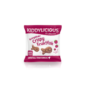 Kiddylicious Crispy Fruktfisk Bringebær